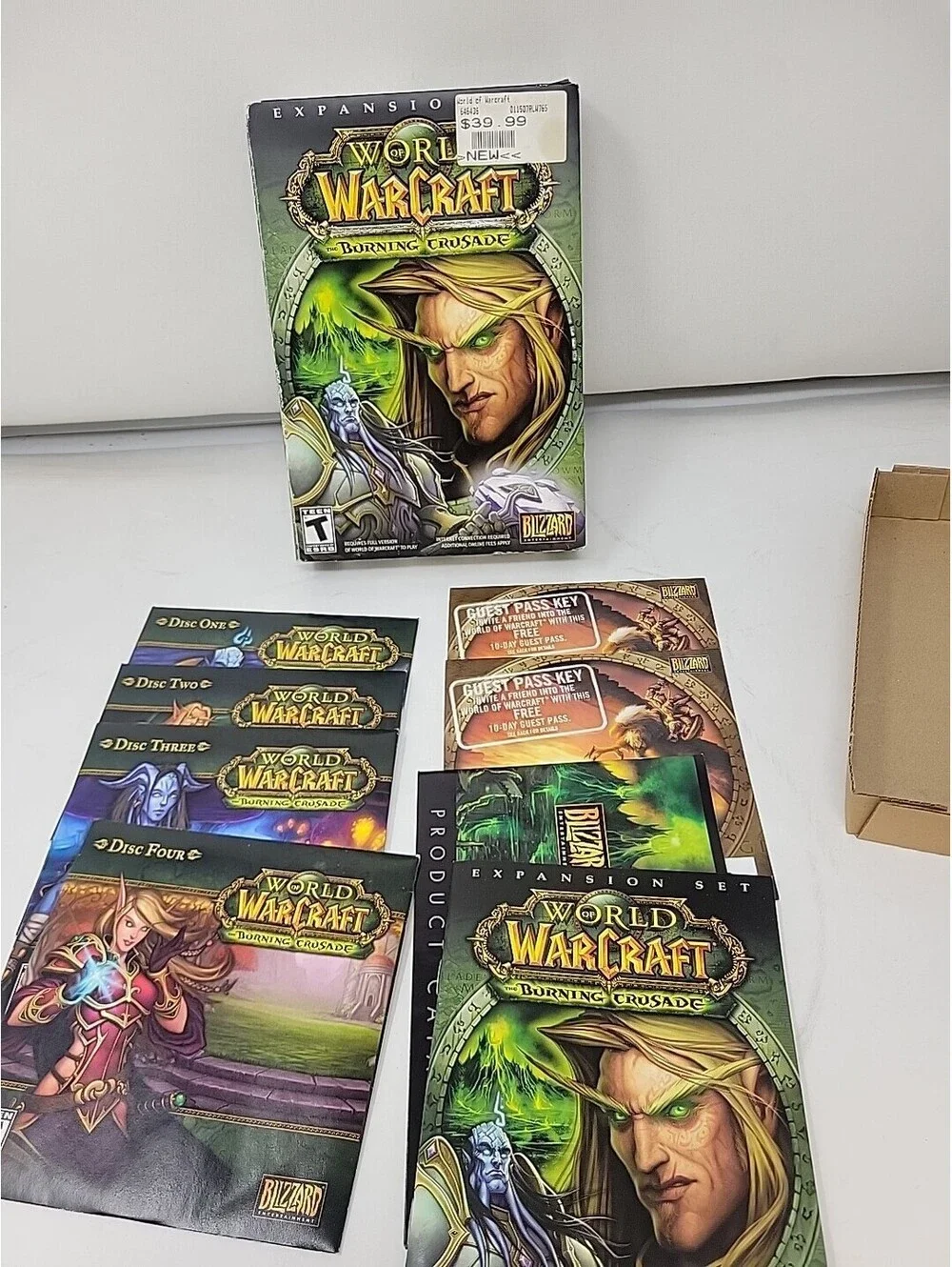 2006 World Of Warcraft The Burning Crusade Game Manual Blizzard